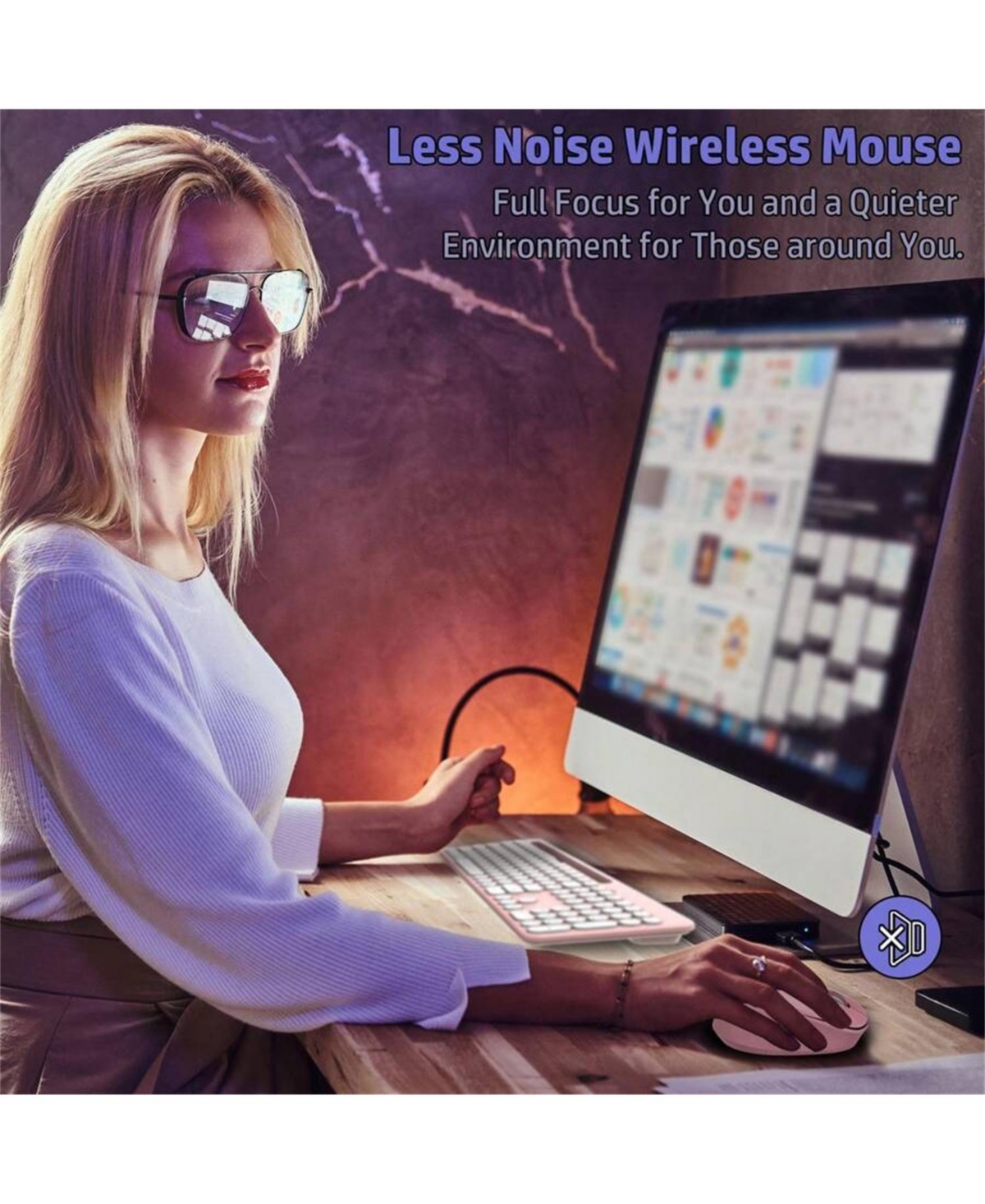 Wireless Keyboard and Mouse Combo