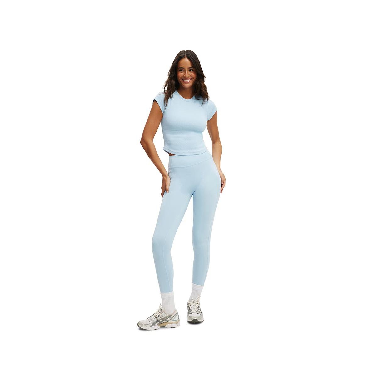 Cotton On Women's Active Curved Hem Baby Tee