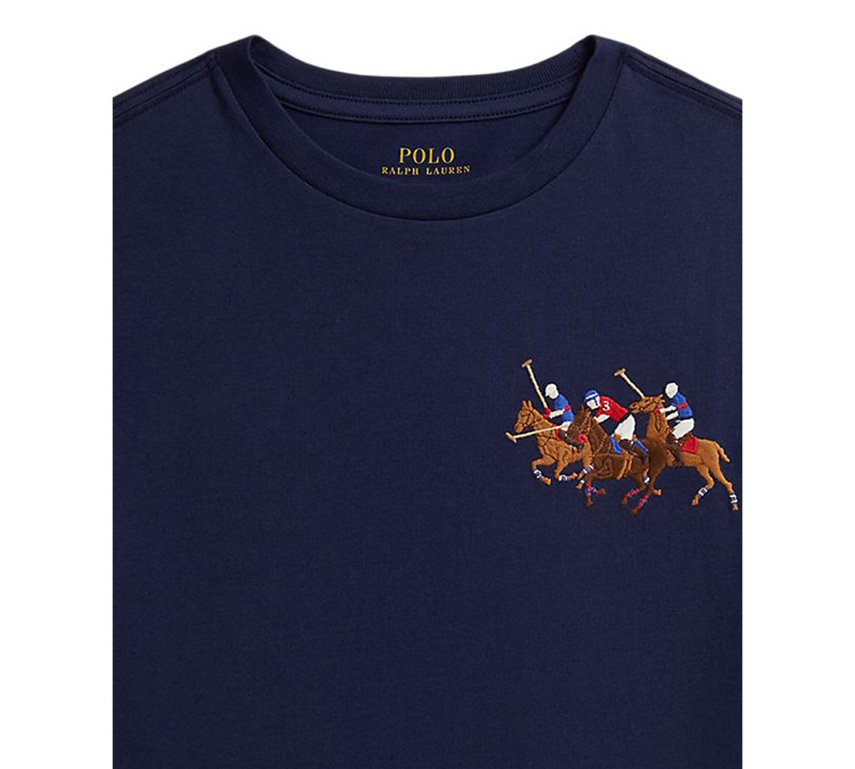 Polo Ralph Lauren Boys 8-20 Triple-Pony Short-Sleeve Jersey T-Shirt