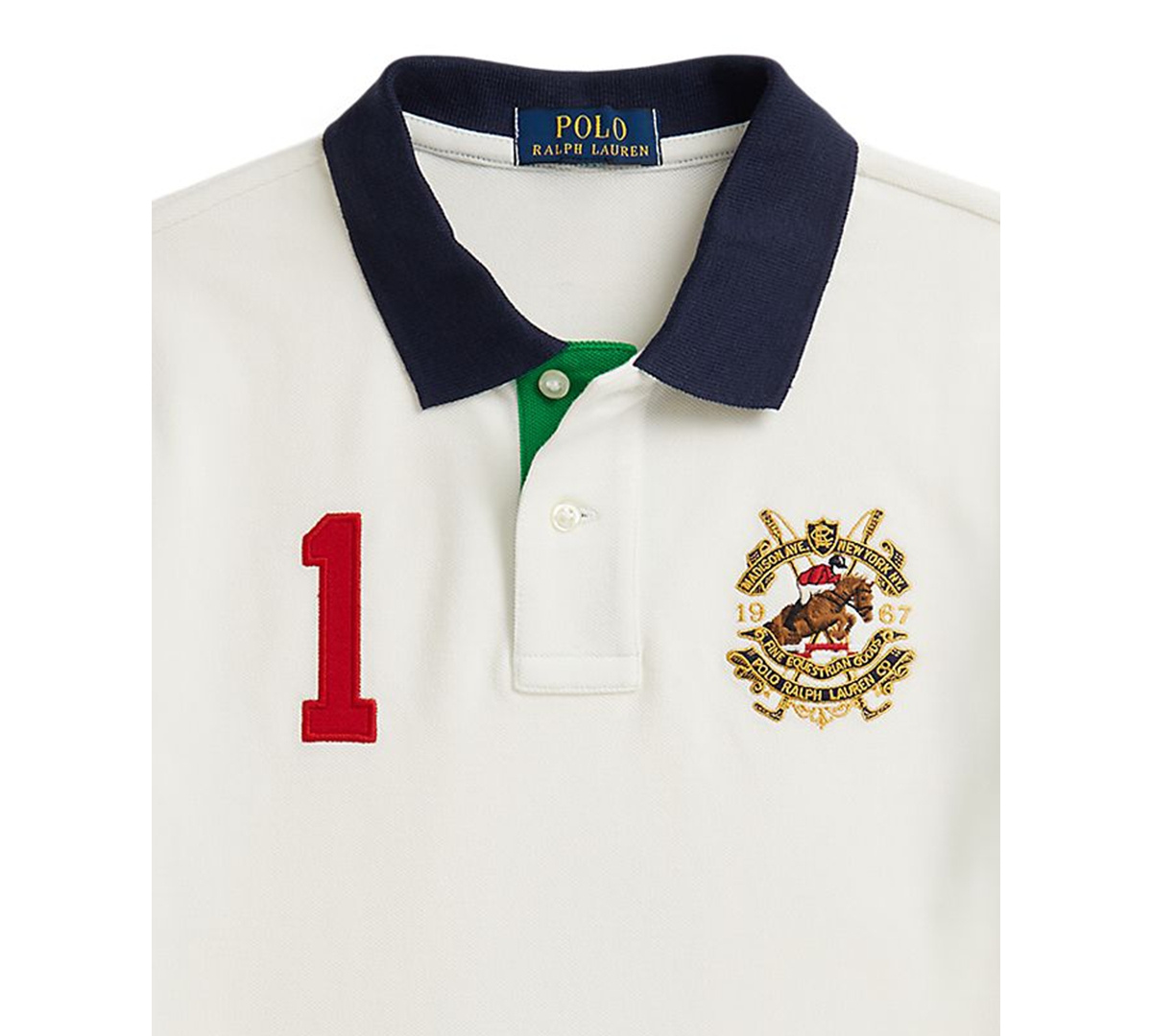 Polo Ralph Lauren Boys 8-20 Color-Blocked Short-Sleeve Shirt