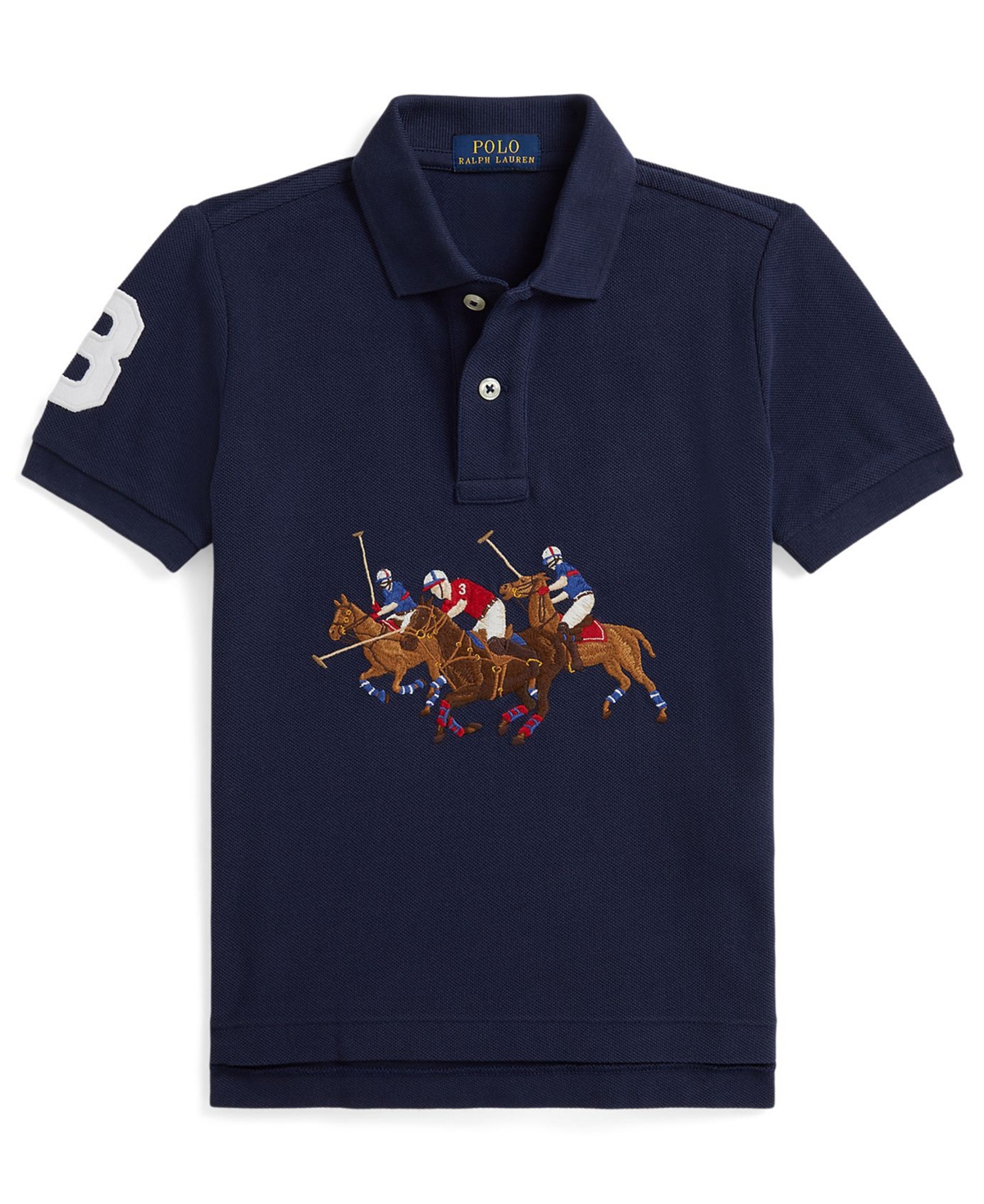 Polo Ralph Lauren Boys - Triple-Pony Short-Sleeve Shirt