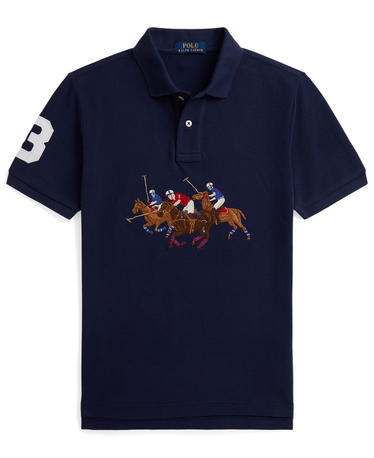 Polo Ralph Lauren Boys - Triple-Pony Short-Sleeve Shirt