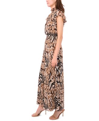 Women's Flutter Sleeve Smocked Waist Jumpsuit