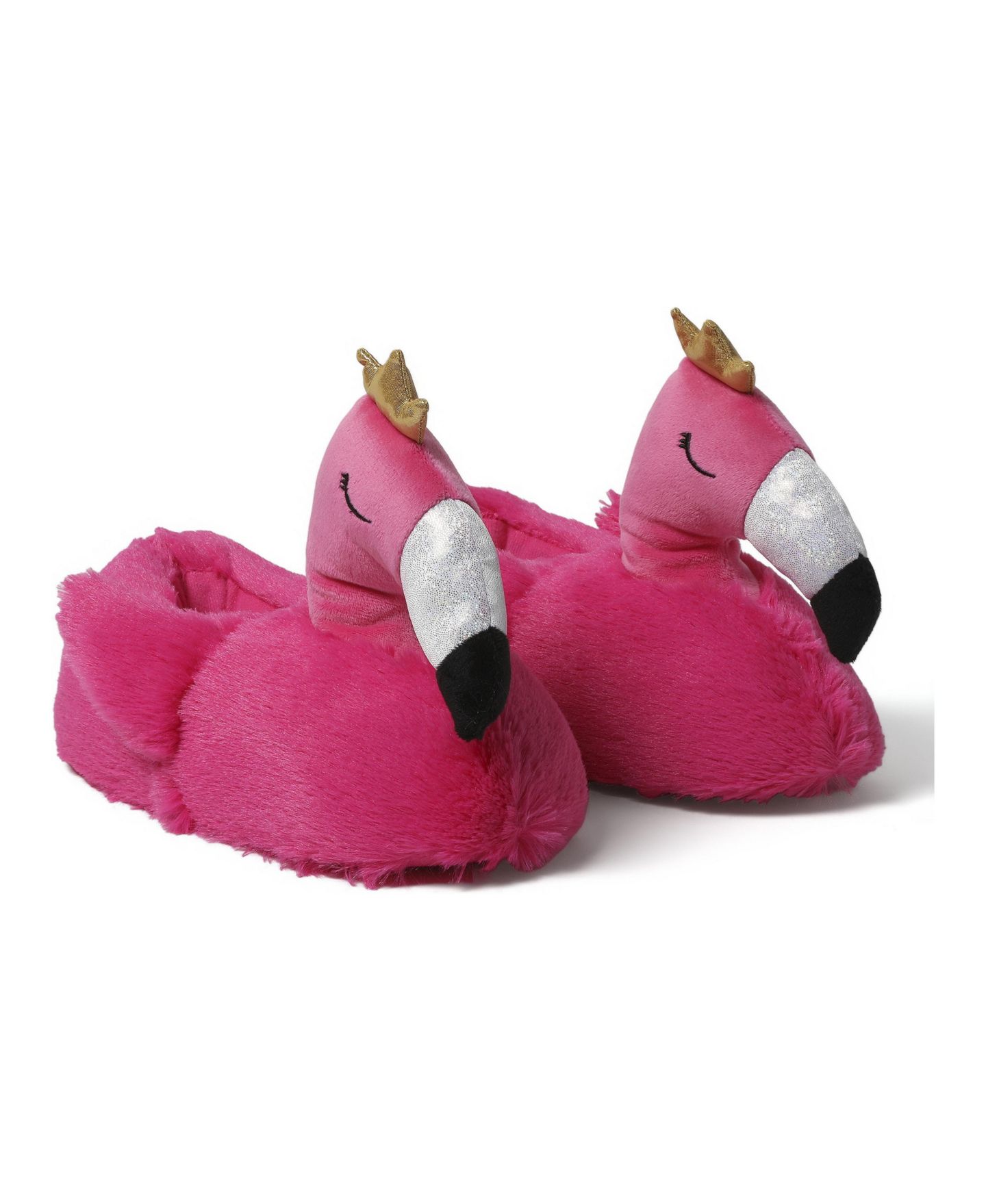 Женские тапочки Dearfoams Cozyfoams Overstuffed Bear Closed Back Slipper, цвет: Фламинго — фото 1