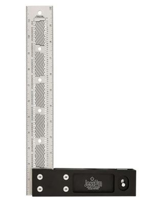JessEm 07403 12 Inch Stainless Steel Precision Square Measuring Tool ...