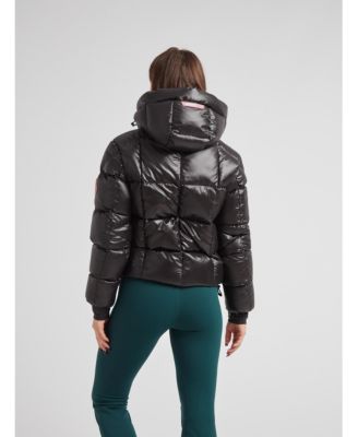 Women's EZ Boxed Hooded Cropped Puffer Coat