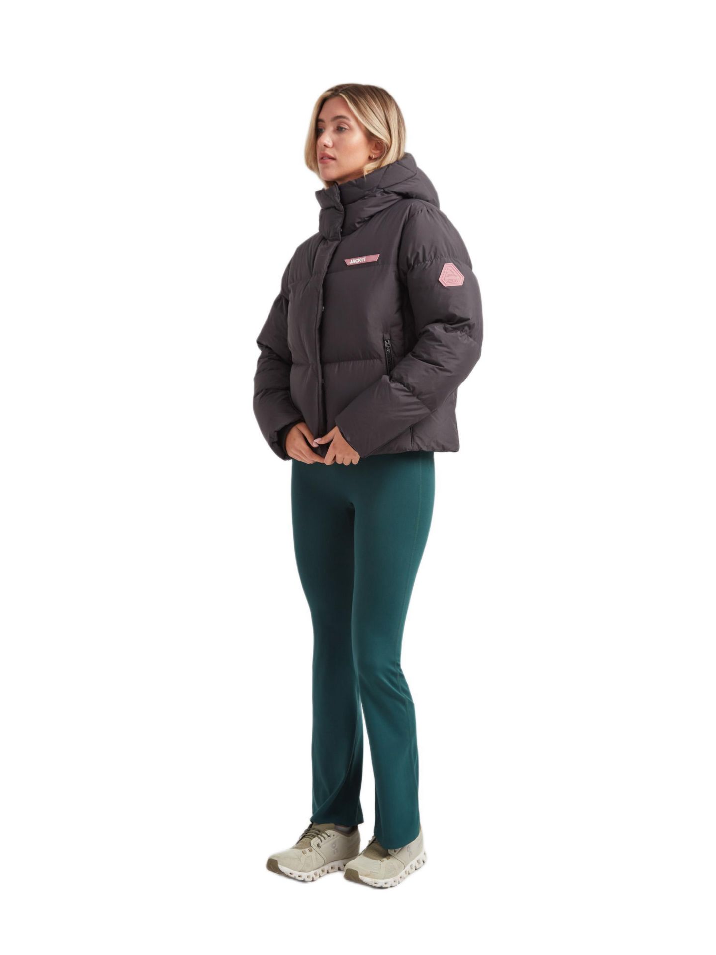 Женская куртка JACK1T Star Shower Long Sleeve Puffer, цвет: Чёрный — фото 3