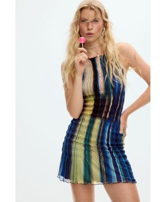 Women's Square neck knit dress