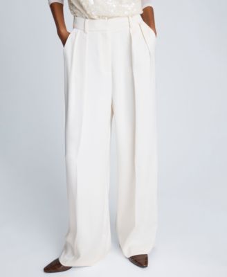 Kenneth Cole - Women's Double Pleated Wide Leg Pants