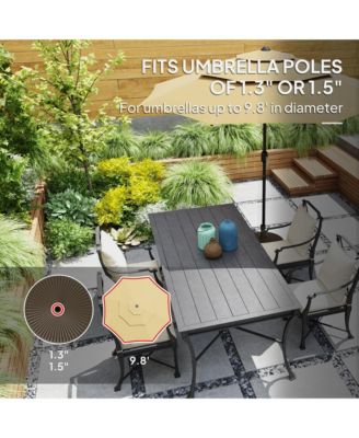 Round Patio Umbrella Base Umbrella Sd, /Water Filled,