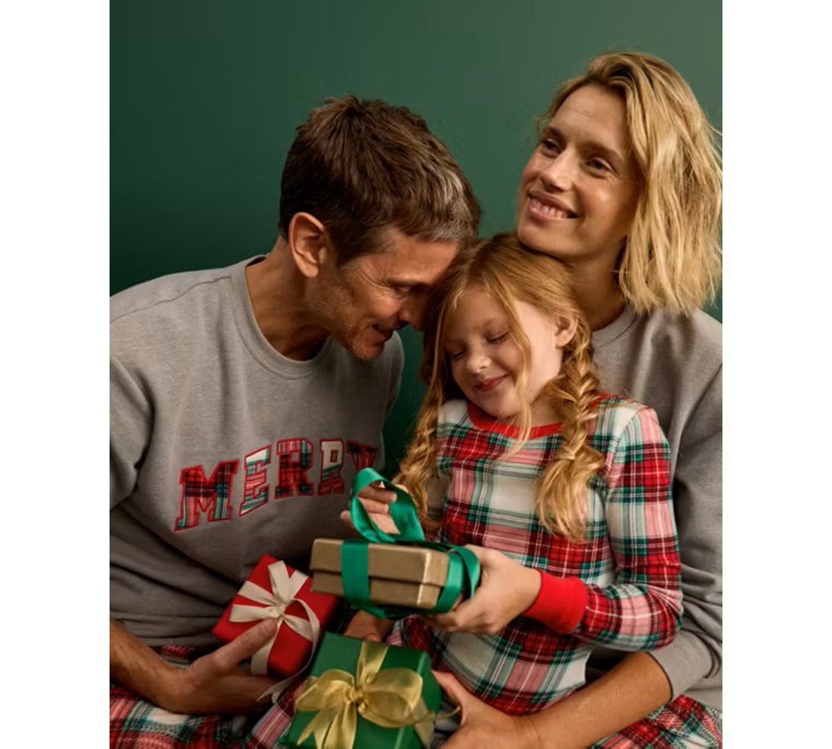 Holiday Lane Men's Merry Plaid Applique Sweatshirt, Macy's Exclusive