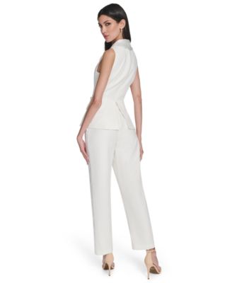 Petite Sleeveless Vest Jumpsuit