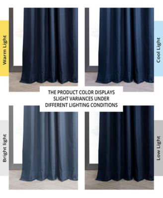 Solid Cotton Hotel Blackout Curtain