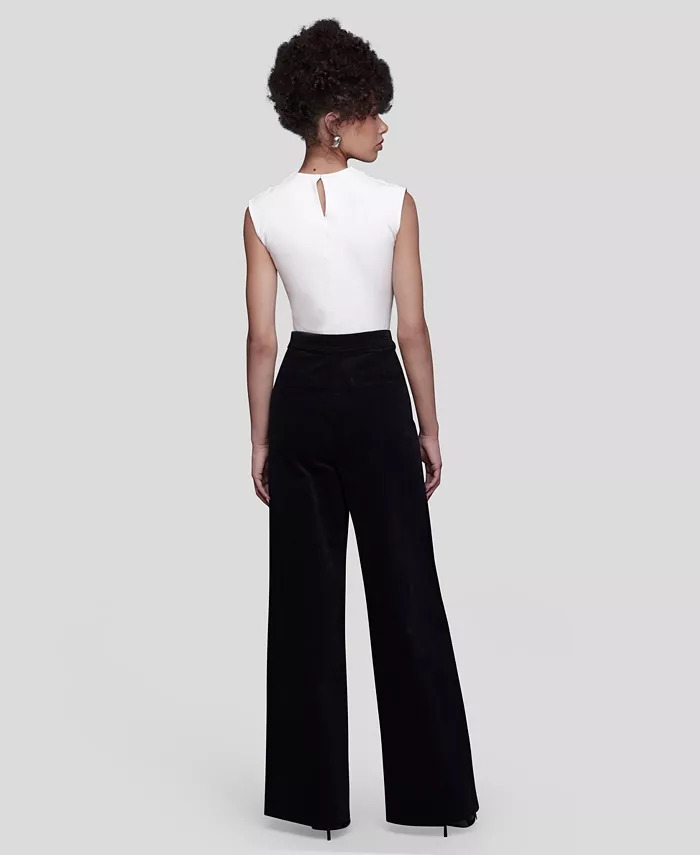 Women's Double-Zipper Wide-Leg Pants - thumbnail 10
