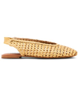 Women's Rumi Woven Slingback Raffia Flats
