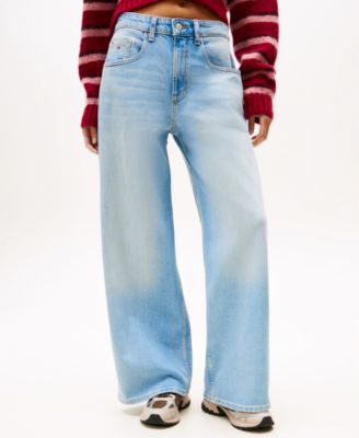 Women's Charlie Mid Rise Loose Wide Leg Jeans