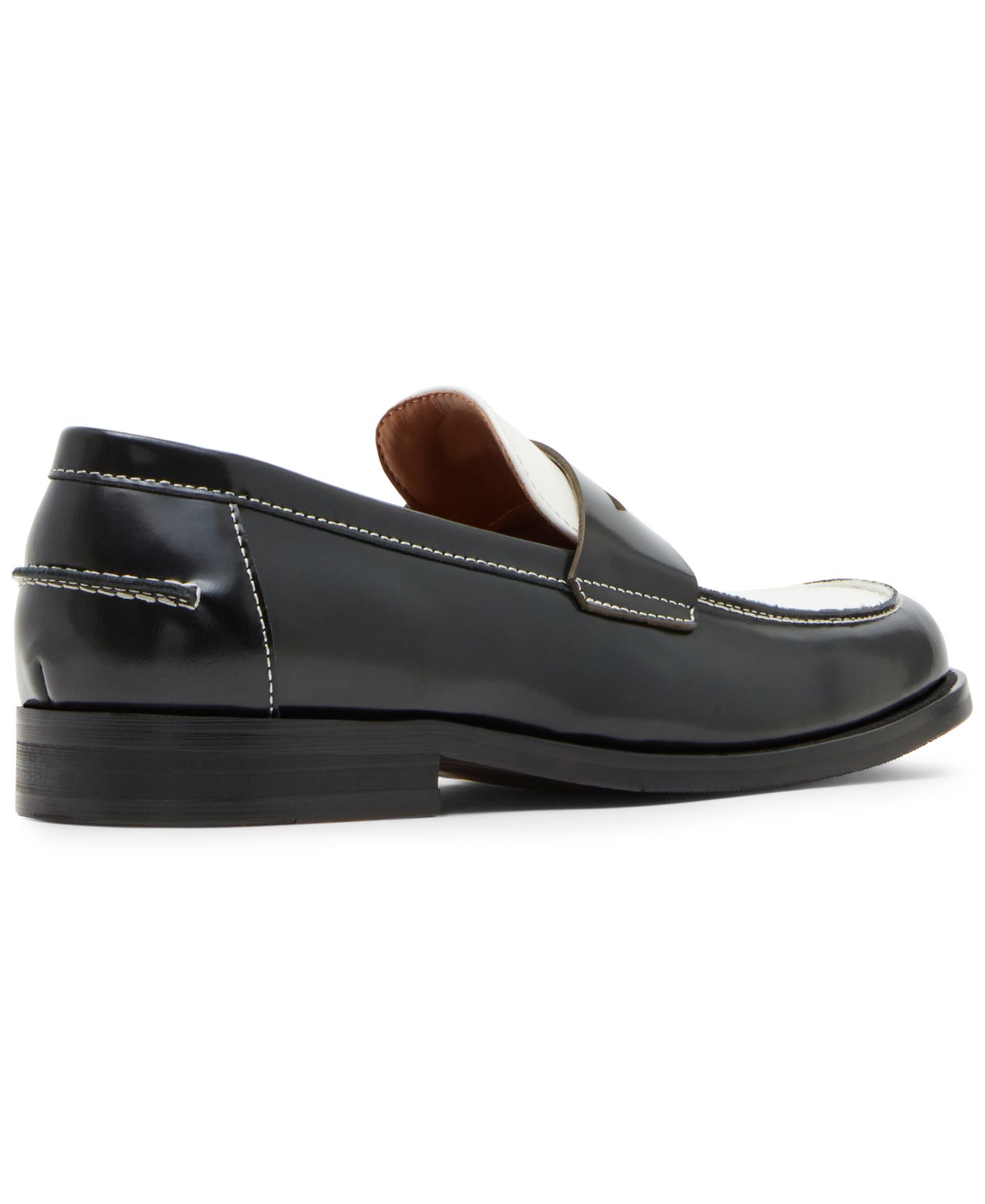 Мужские туфли Steve Madden Nicolay Casual Loafer, цвет: Чёрный / Белый — фото 7