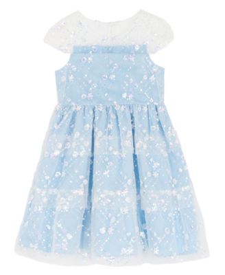 Girls 2T-6X Sequin Mesh Illusion Body Dress