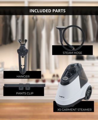 Heavy Duty 1800W Intelligent Auto Shut-off Garment Steamer with Water Sensor and Beep Alert