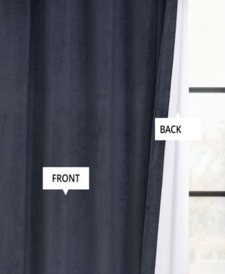 Grommet Signature Velvet Blackout Curtain