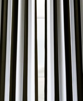 Awning Striped Room Darkening Curtain