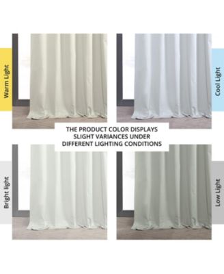 Solid Cotton Hotel Blackout Curtain