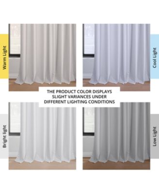 Grommet Performance Linen Hotel Blackout Curtain