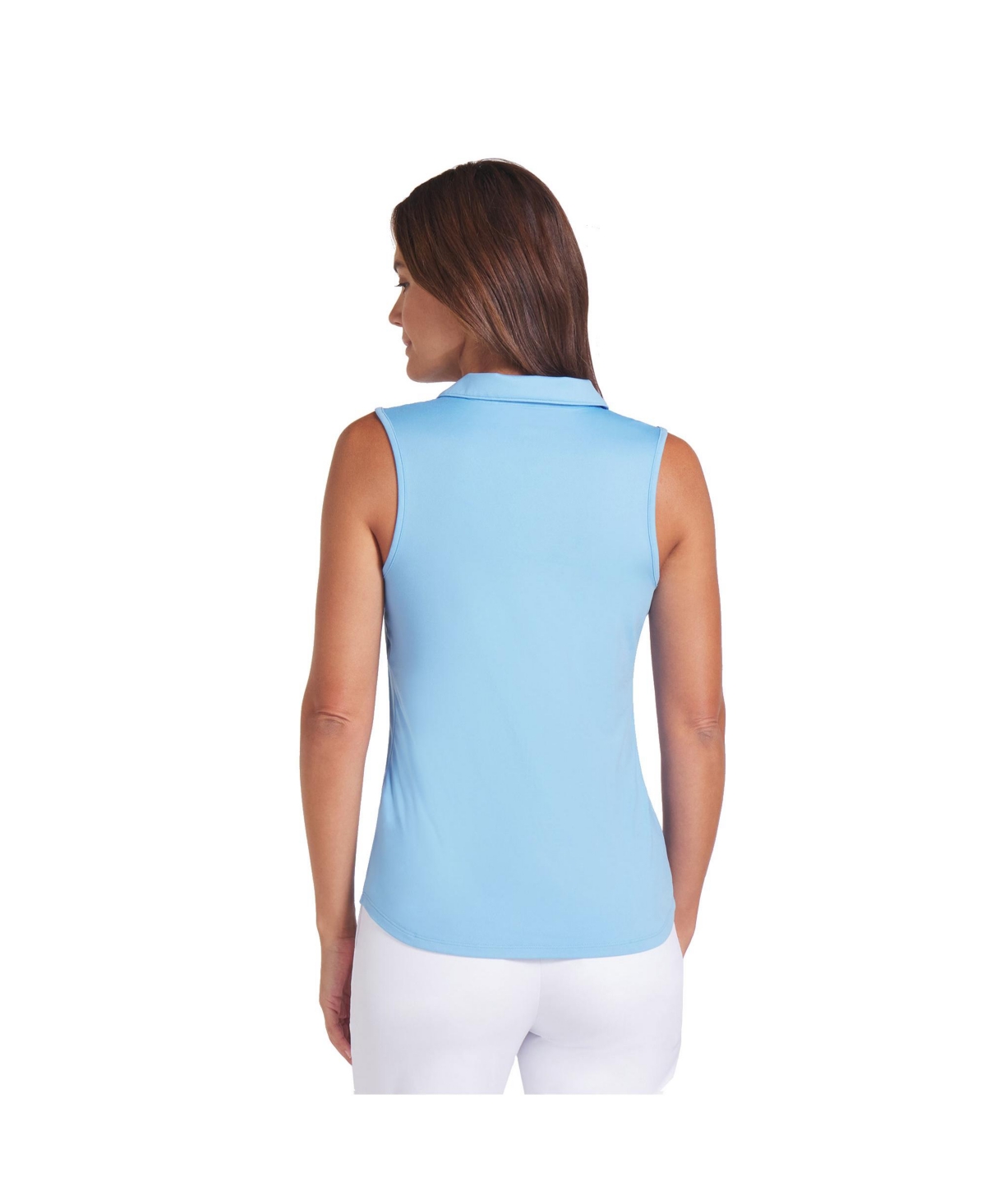 Puma Golf Cloudspun Piped Womens Sleeveless Golf Polo