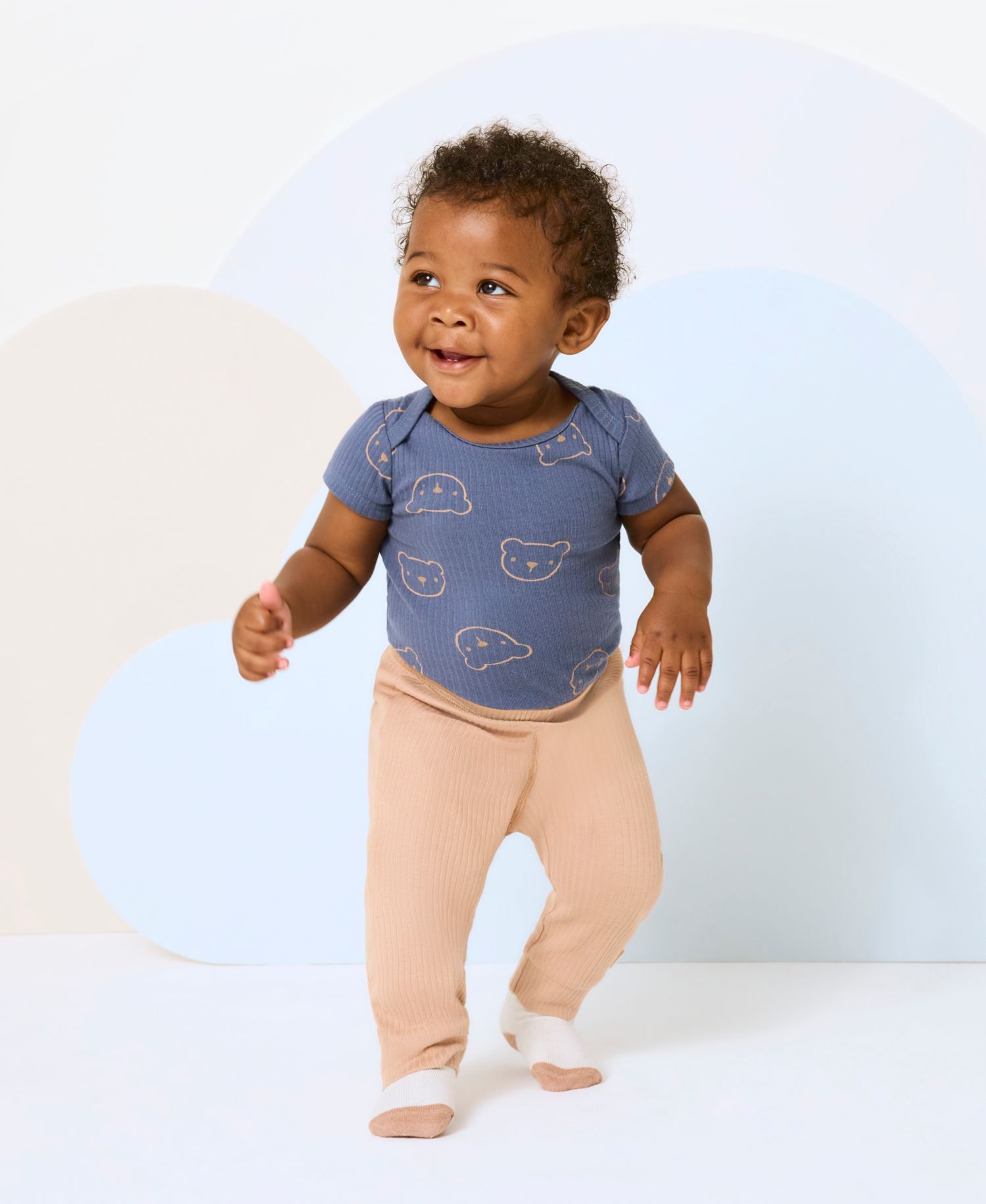 Baby Boys' Short-Sleeve Bodysuits, 3-Pack Set