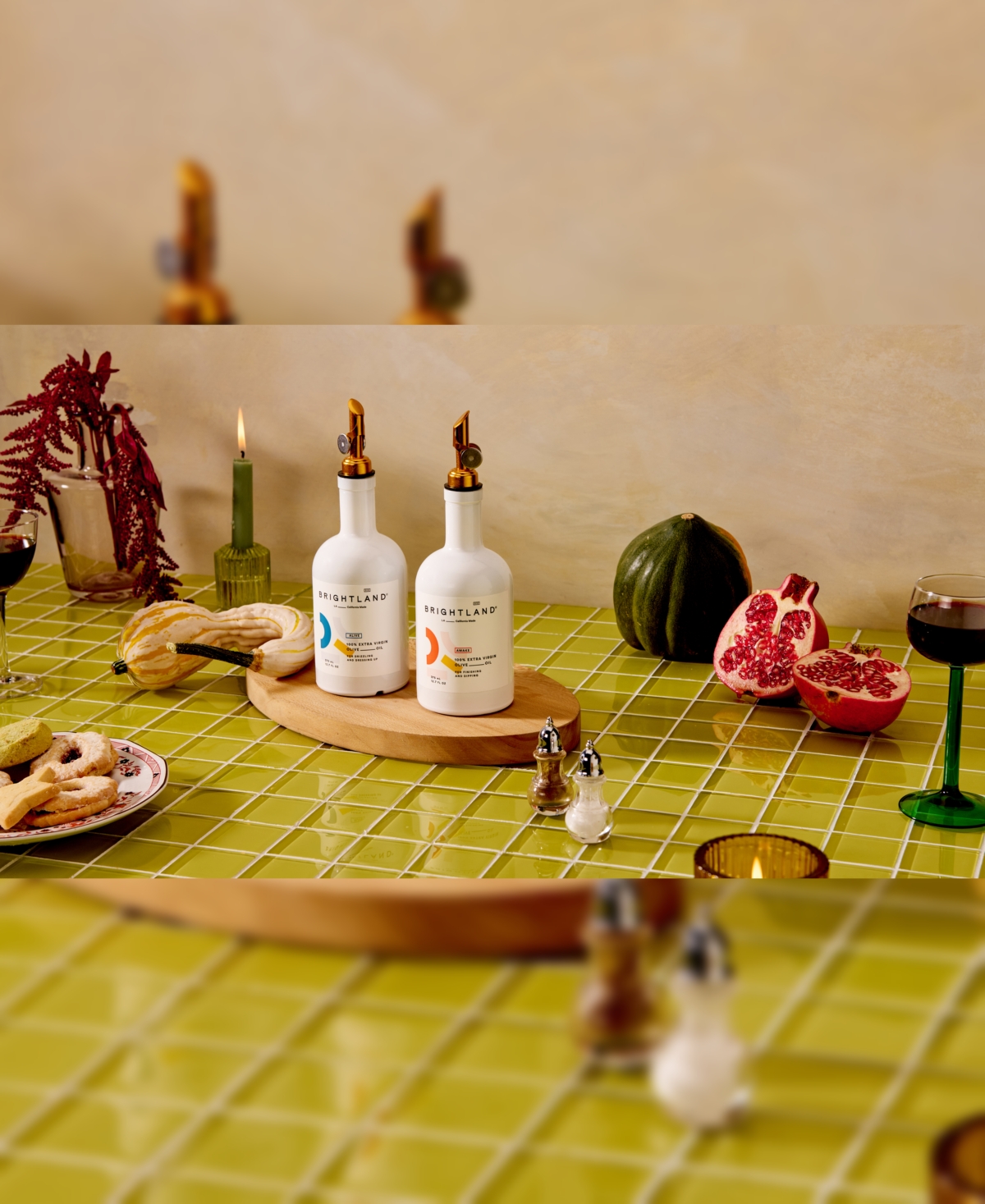 Brightland Duo Extra Virgin Olive Oil 4-pc. Gift Set In Multi