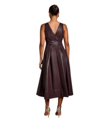 Women's V Neck Sleeveless Dress