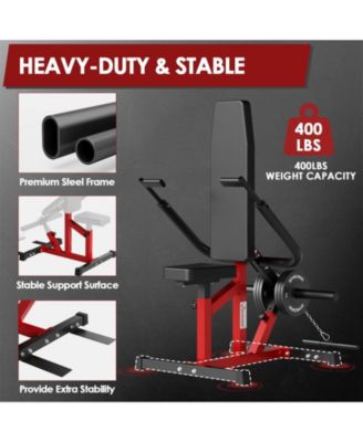 Plate Loaded Seated Dip Machine - 400LB Tricep Press & Cable Combo for Home Gym