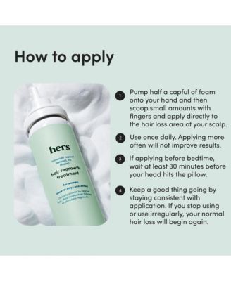 Hers  Hair Regrowth Treatment Minoxidil 5% Topical Foam