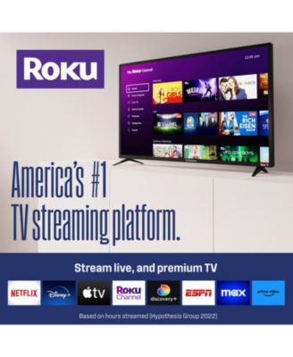 42" Roku Smart TV – 1080p Full HD LED with Wi-Fi, Flat Screen Compatible with Apple HomeKit, Alexa, Google Assistant
