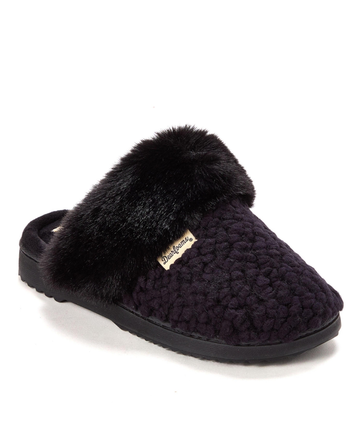 Dearfoams Women's Courtney Knit Scuff Slipper
