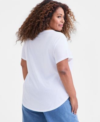 Plus Size Perfect Graphic T-Shirt, Macy's Exclusive