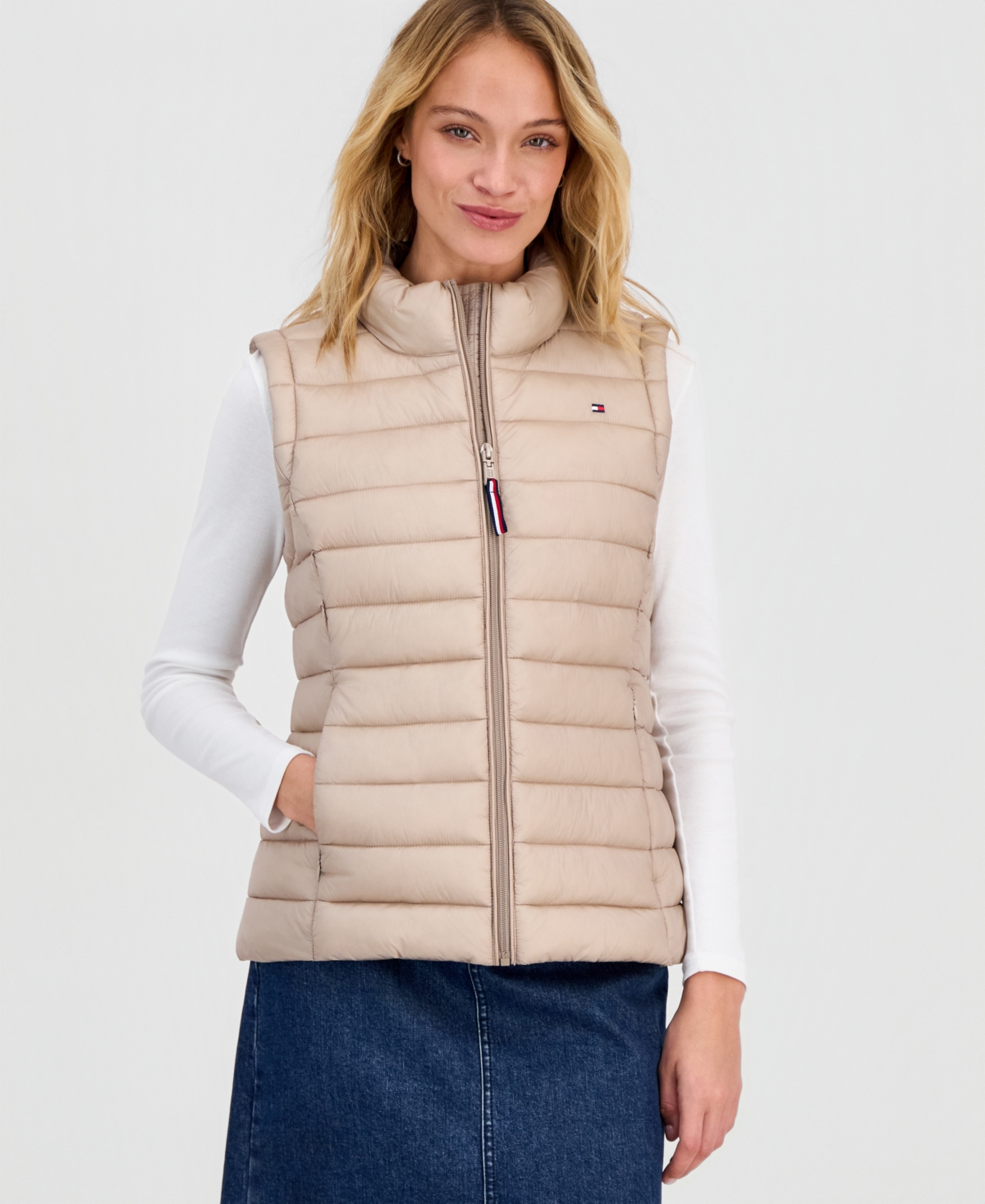 Tommy Hilfiger Women's Zip-Front Puffer Vest