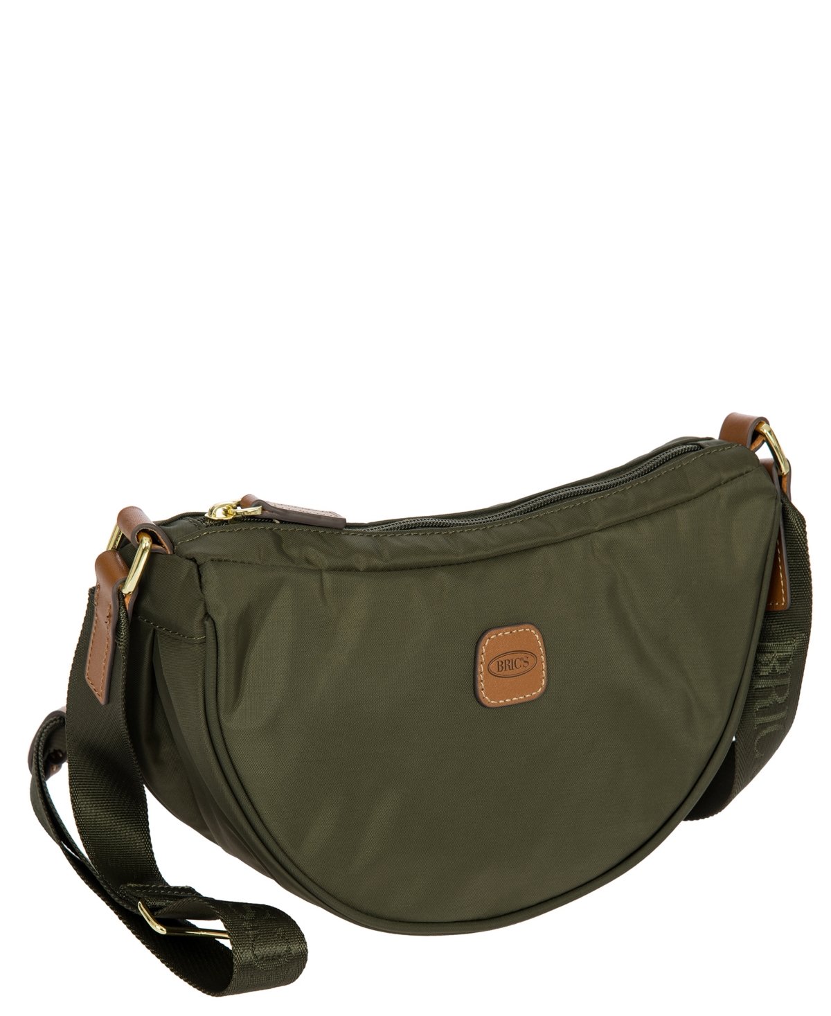 Bric's X-travel Mini Halfmoon Bag In Green