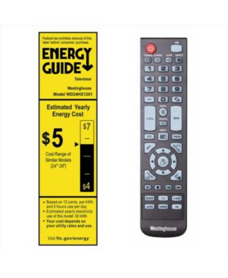 24" LED HD 720p Non-Smart TV – Flat Screen with HDMI, USB, VGA & V-Chip Parental Controls, Works with Fire Stick, Roku, Apple TV