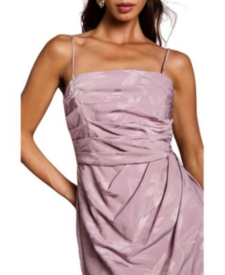 Women's Midaxi Dress With Wrap Skirt