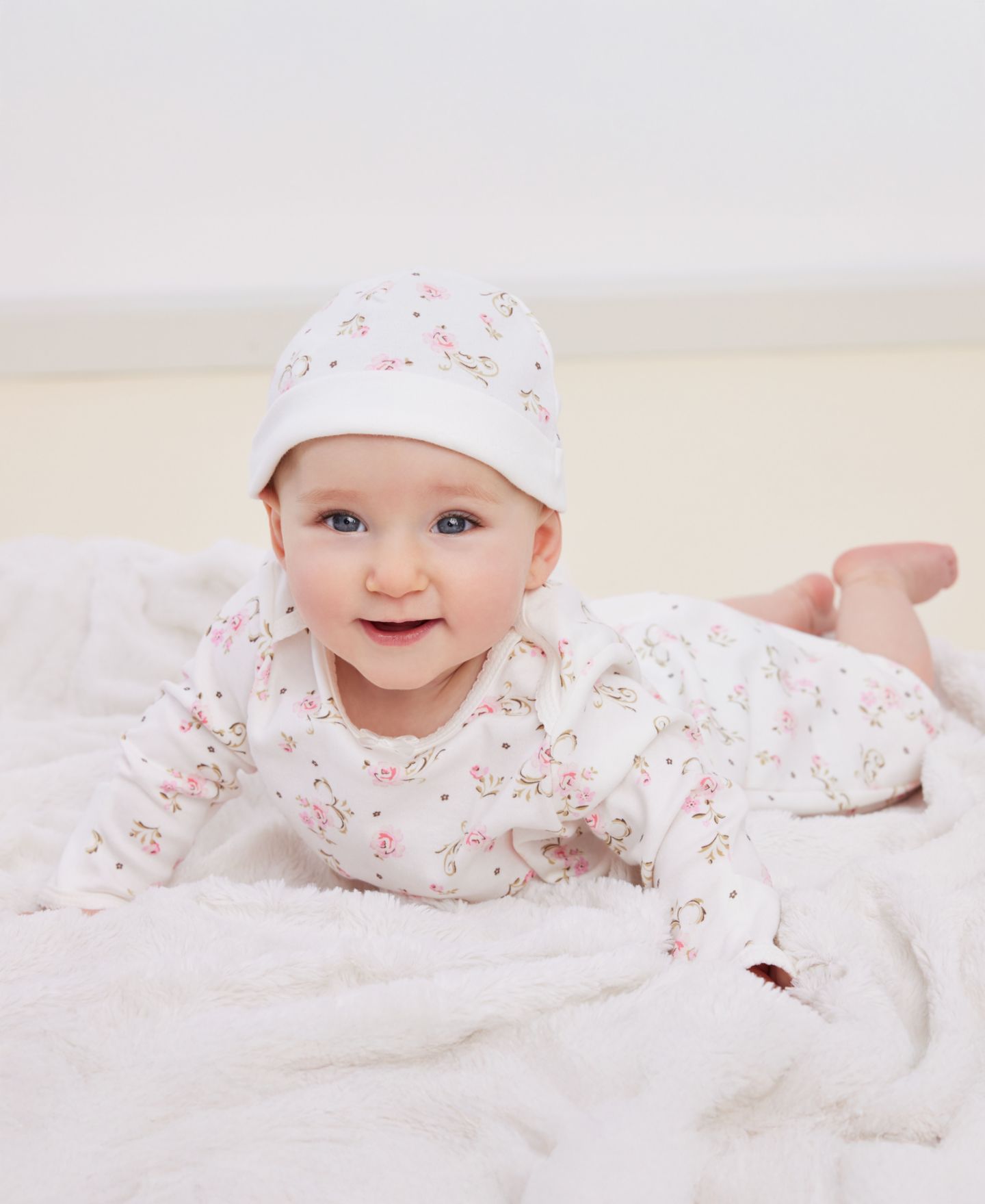 Пижамный комплект, 2 предмета — Little Me, цвет: Слоновая кость — фото 2