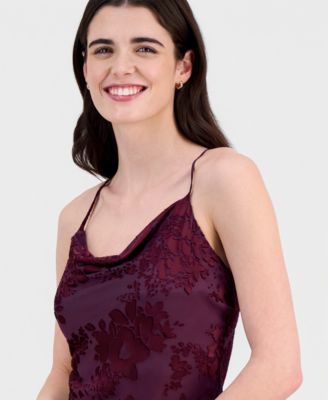 Gaia Cowl-Neck Slip Dress