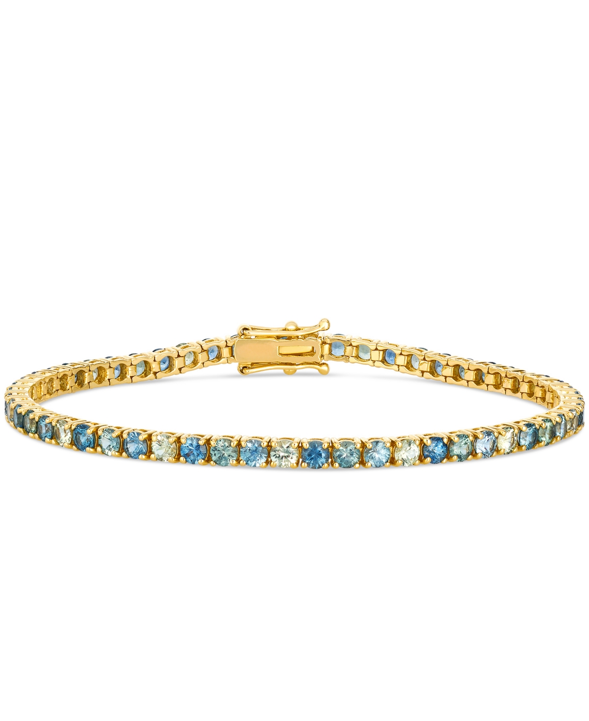 Le Vian Montana Sapphire (7 Ct. T.w.) Bracelet In 14k Honey Gold