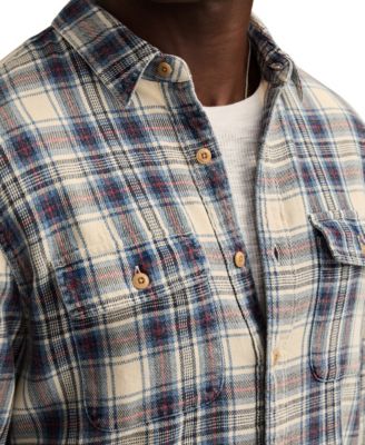 Men's Long-Sleeve Regular Fit Flannel Shirt