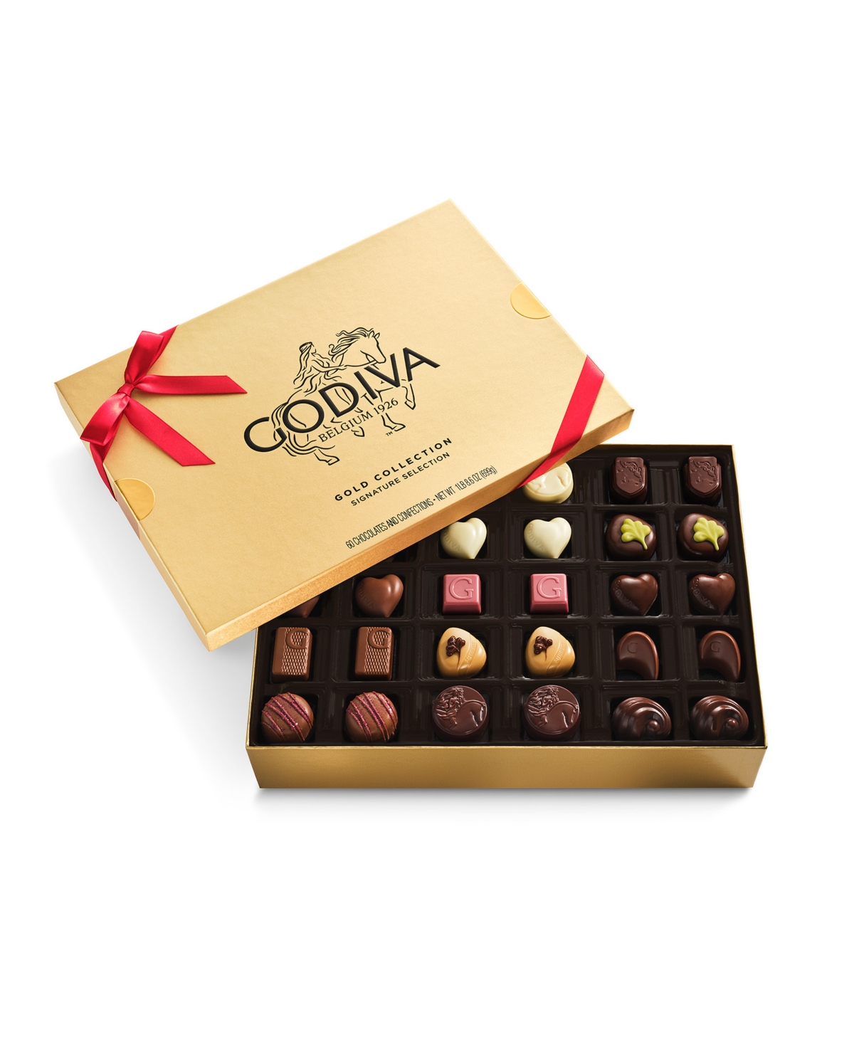 Godiva Assorted Chocolate Gift Box with Ribbon, 60-Pc.