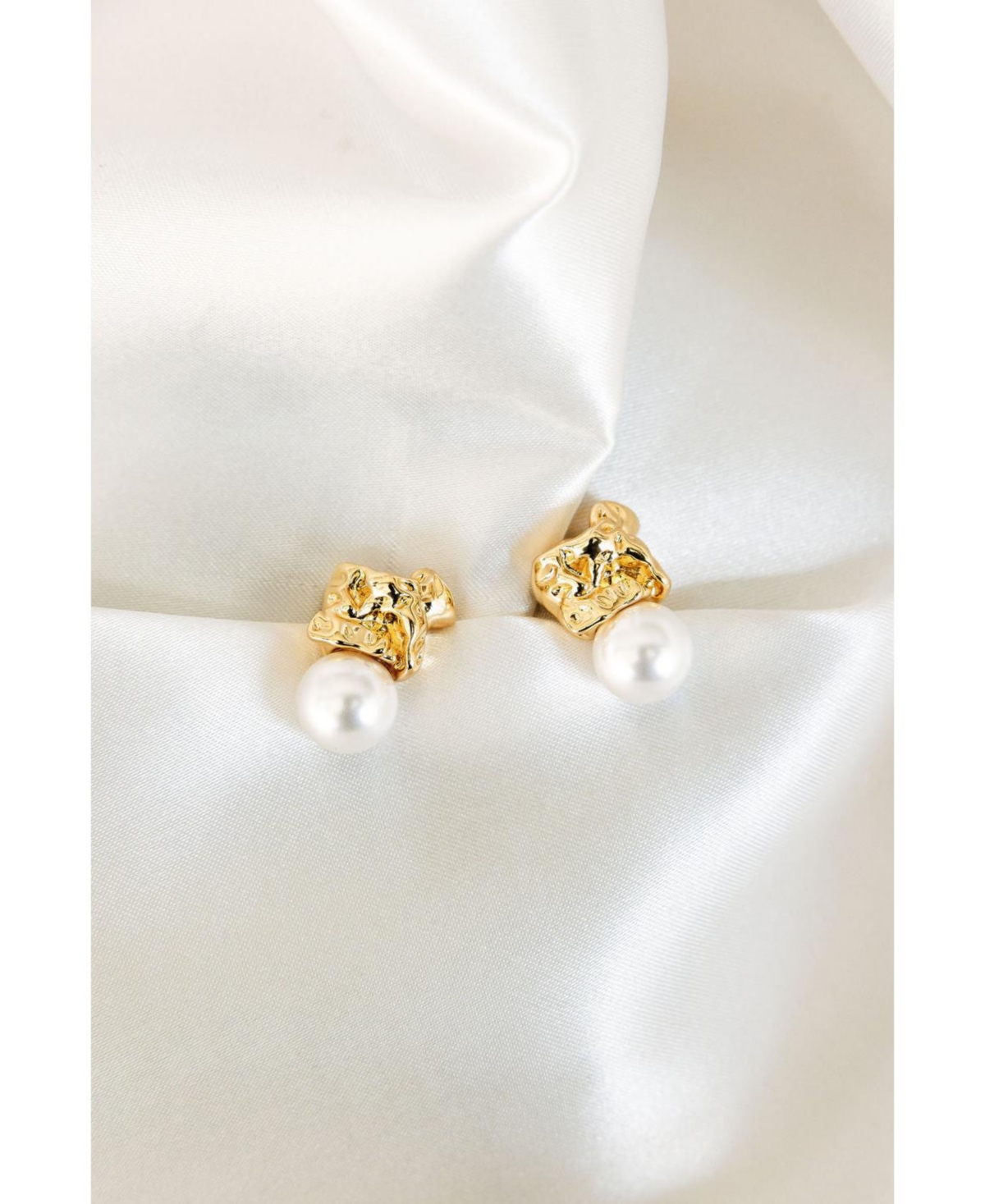 Untamed PetalsGossamer Pearl Drop Earrings