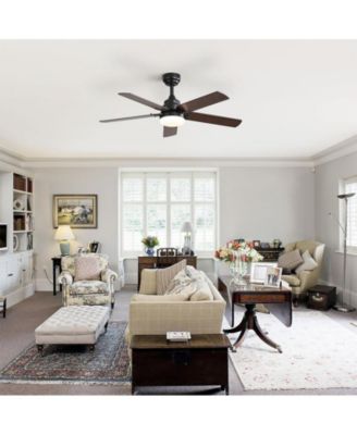 42 Inch 5 Blade Ceiling Fan with LED Lights and Remote Control