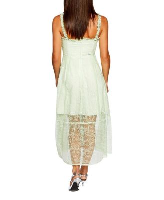 Women's Runway Lace Detail Maxi Dress