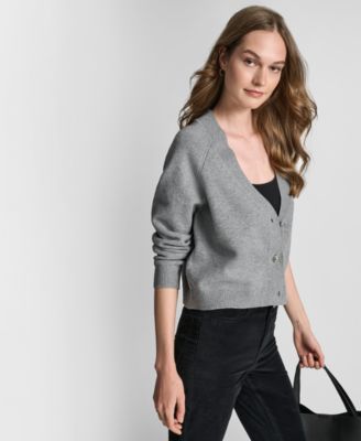 Women's Fashioned Raglan Long-Sleeve Cardigan Sweater