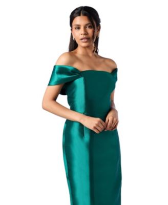 Petite Column Midi Bridesmaid Dress